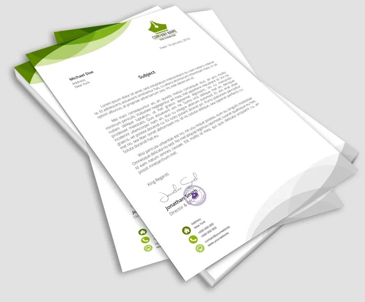 Letterhead Printing in Bahrain